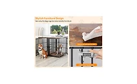 Bingopaw Furniture Style Dog Crate Side Table Indoor Cage