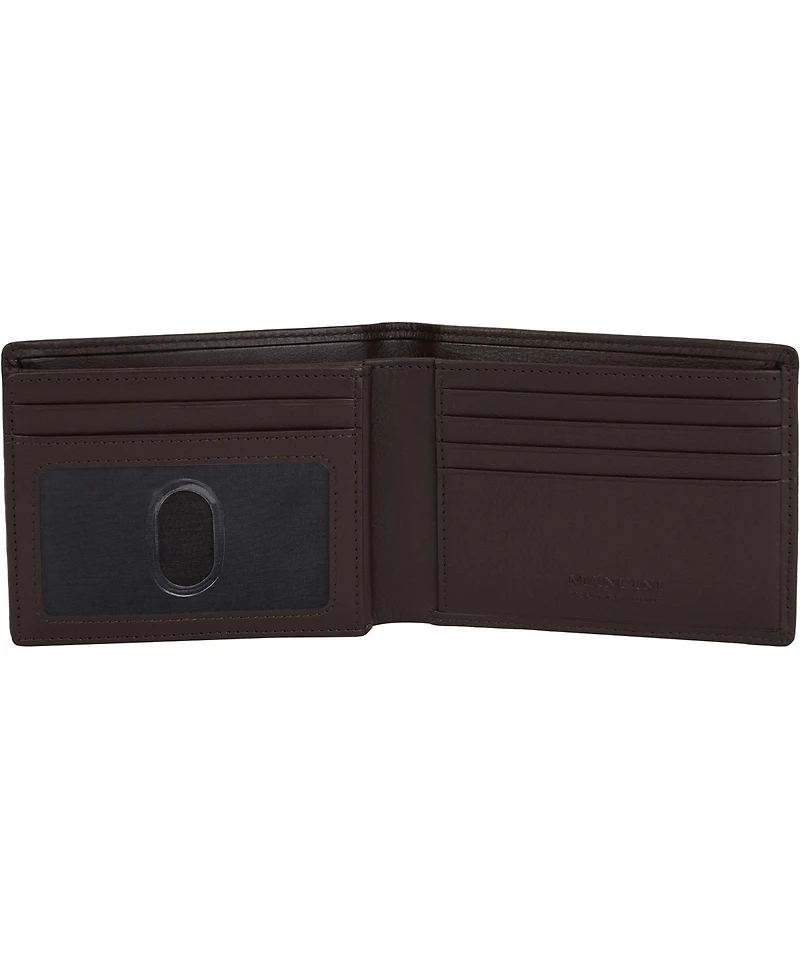 Mancini Men's Sonoma Rfid Secure Center Wing Wallet
