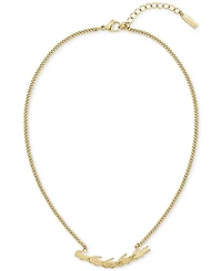 Lacoste Crocodile Statement Necklace, 16" + 2" extender