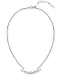 Lacoste Crocodile Statement Necklace, 16" + 2" extender
