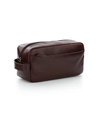 Perry Ellis Portfolio Men's Leather Travel Kit