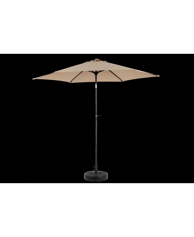 Flynama 9FT Outdoor Patio Table Umbrella with Push Button Tilt and Crank