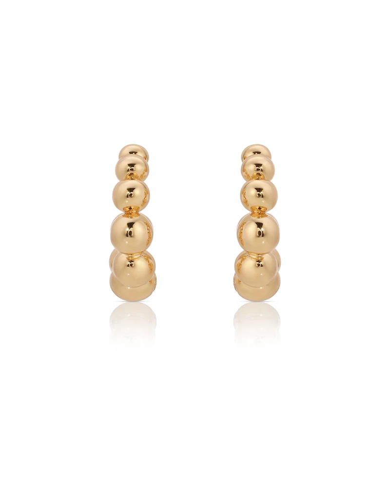 Ettika Bubble Huggie Hoops Earrings