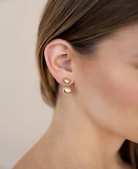 Ettika Bubble Jackets Earrings