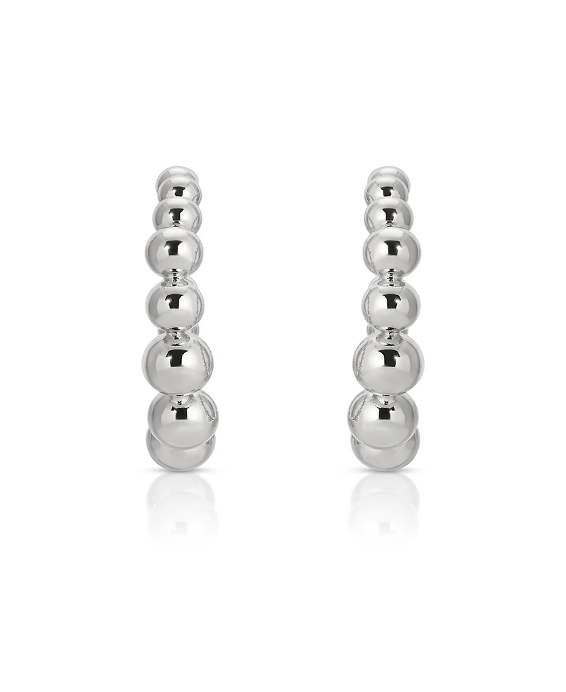 Ettika Bubble Ball Hoops Earrings