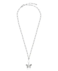 Ettika Butterfly Cultured Pearl Chain Necklaces