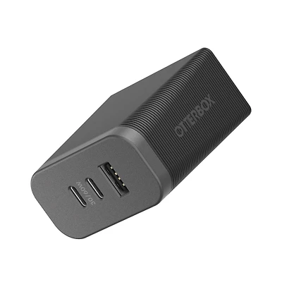 OtterBox Premium Pro 3 Port Usb C Wall Charger 72W-Black
