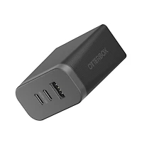 OtterBox Premium Pro 3 Port Usb C Wall Charger 72W-Black