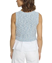 Central Park West Women's Sleeveless Twofer Top