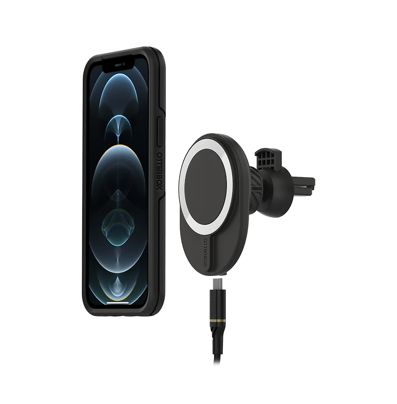 OtterBox Car Vent Mount Charger for MagSafe-Black