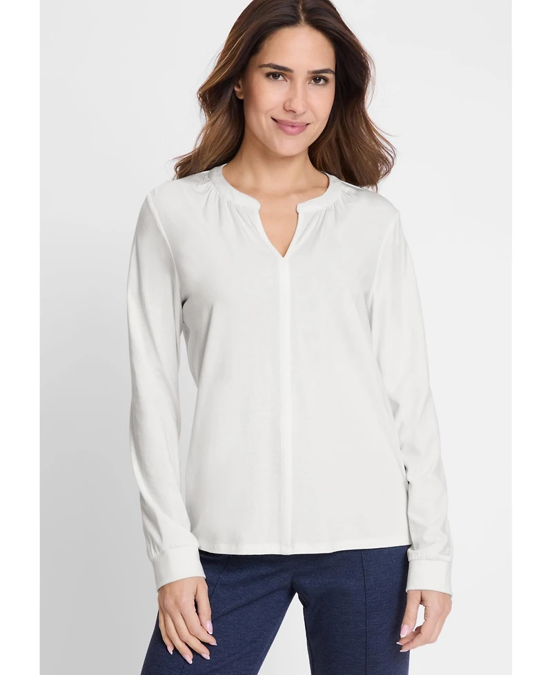 Olsen Women's Solid Tunic T-Shirt