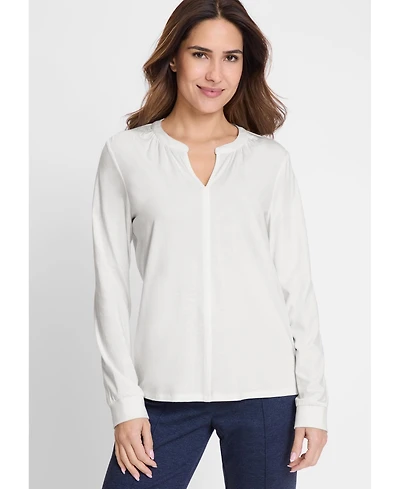 Olsen Women's Solid Tunic T-Shirt
