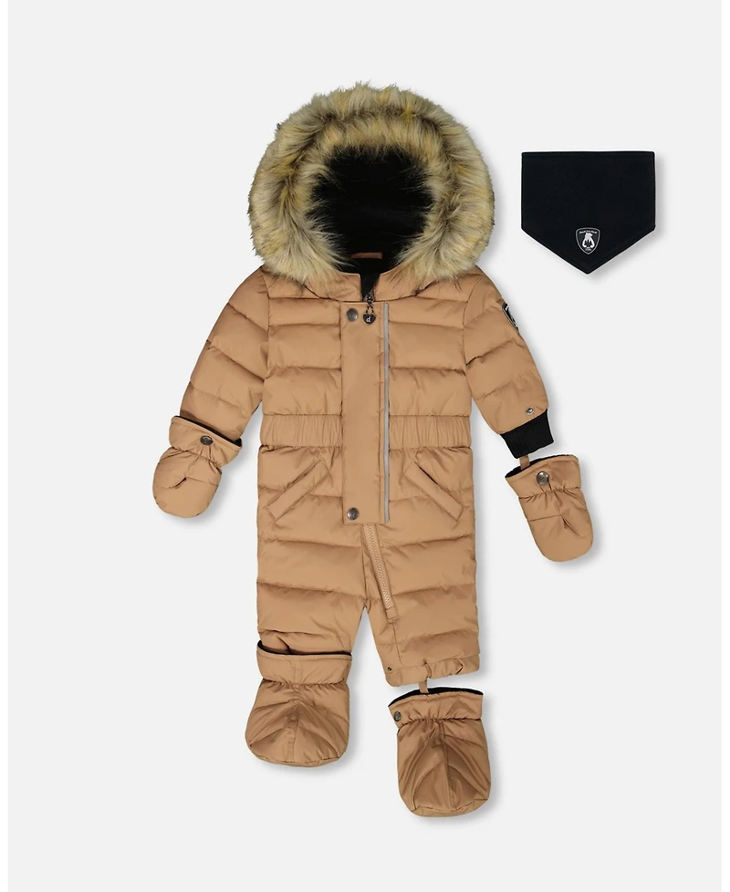 Deux par Toddler Unisex One-Piece Original Puffy Snowsuit Chanterelle - Baby|Toddler