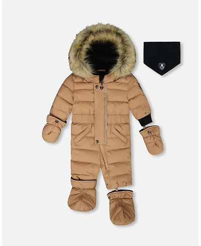 Deux par Toddler Unisex One-Piece Original Puffy Snowsuit Chanterelle - Baby|Toddler