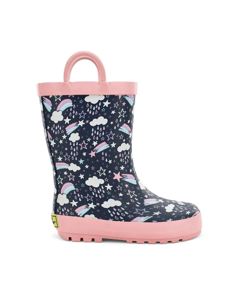 Western Chief Little Girls Shooting Stars Rain Boot
