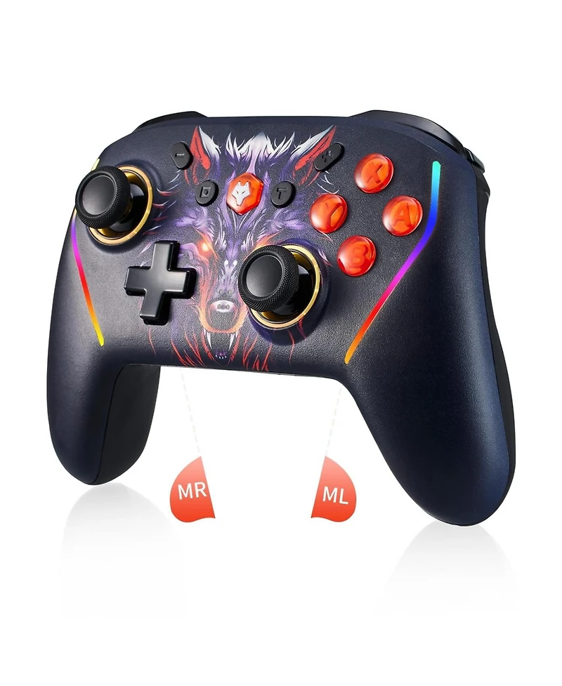 Nbcp Wireless Controller for Nintendo Switch 2, Lite/Oled, with Mouse Touch Back Buttons, Wake Function, Turbo & Programmable