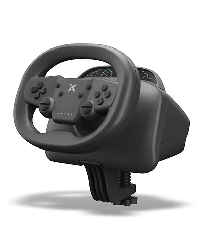 Nbcp Wireless 270° Racing Steering Wheel for PS4, Pc, Nintendo Switch, PS3, iOS, Android – Dual Vibration Motors, Wireless Bluetooth Connection, Custo