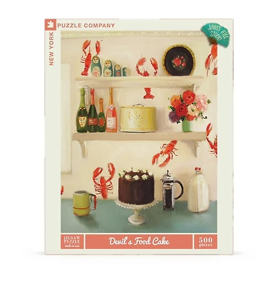 New York Puzzle Company Devil's Food Cake 500 Piece Puzzle