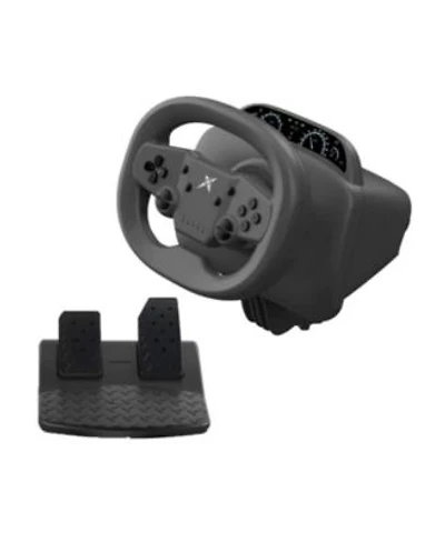Nbcp Ps4 Gaming Steering Wheel With Pedals Wireless Bluetooth Connectivity Dual Vibration Motors Compatible With Pc Ps4 Switch Ps3 Ios Android