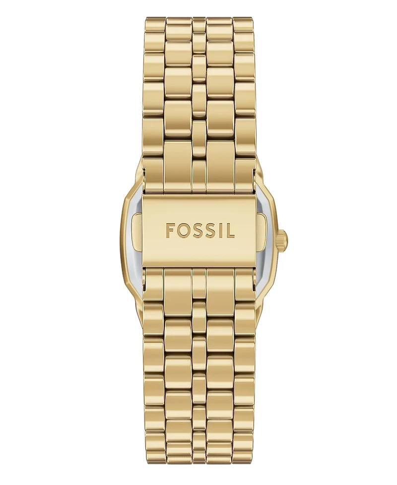 Fossil Women's Harlow Three-Hand Gold-Tone Stainless Steel Watch, 27mm