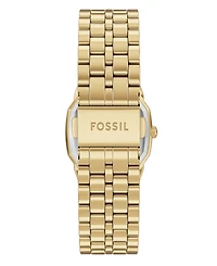 Fossil Women's Harlow Three-Hand Gold-Tone Stainless Steel Watch, 27mm