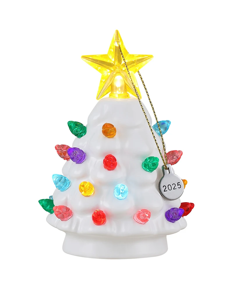 Mr. Christmas 4" Nostalgic Christmas Tree with 2025 Charm