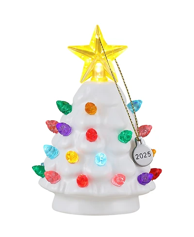 Mr. Christmas 4" Nostalgic Christmas Tree with 2025 Charm