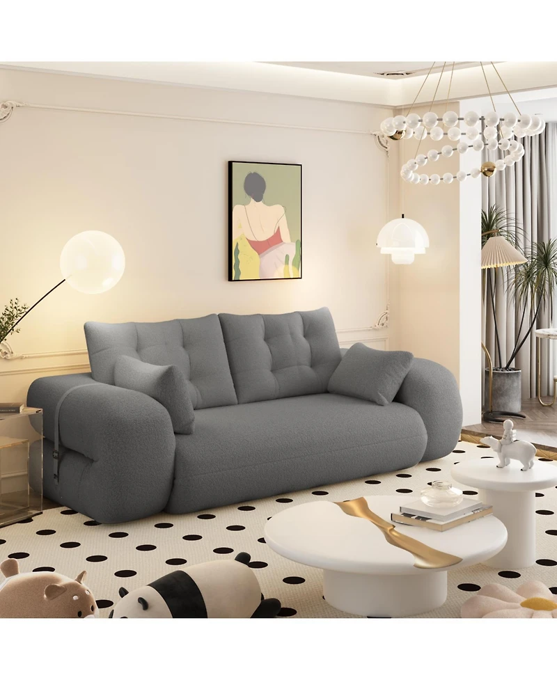 Streamdale Furniture Human Dog Bed Foldable Sofa - Grey