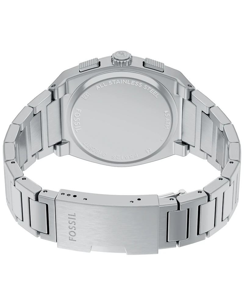 Fossil Men's Everett Chronograph Stainless Steel Watch, 44mm