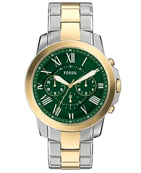 Fossil Men's Grant Chronograph Two-Tone Stainless Steel Watch