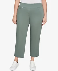 Ruby Rd. Plus Soft Denim Faux Pocket Pants