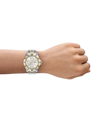 Fossil Men's Garrett Multifunction Two-Tone Stainless Steel Watch, 44mm