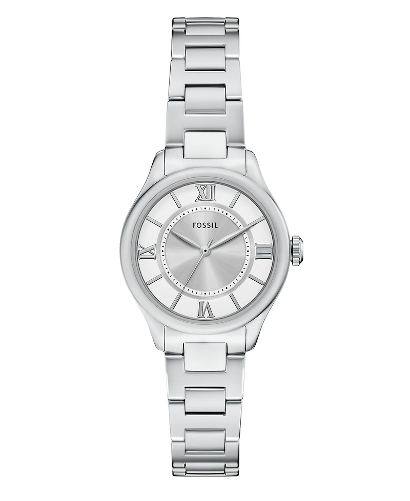 Fossil Women's Gilmore Three-Hand Stainless Steel Watch, 28mm