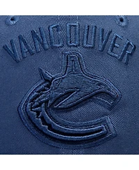 Fanatics Women's Vancouver Canucks Blue/White Iconic Lockup Adjustable Trucker Hat