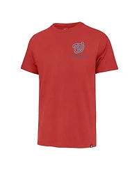 '47 Brand Men's Red Washington Nationals Hang Back Franklin T-Shirt