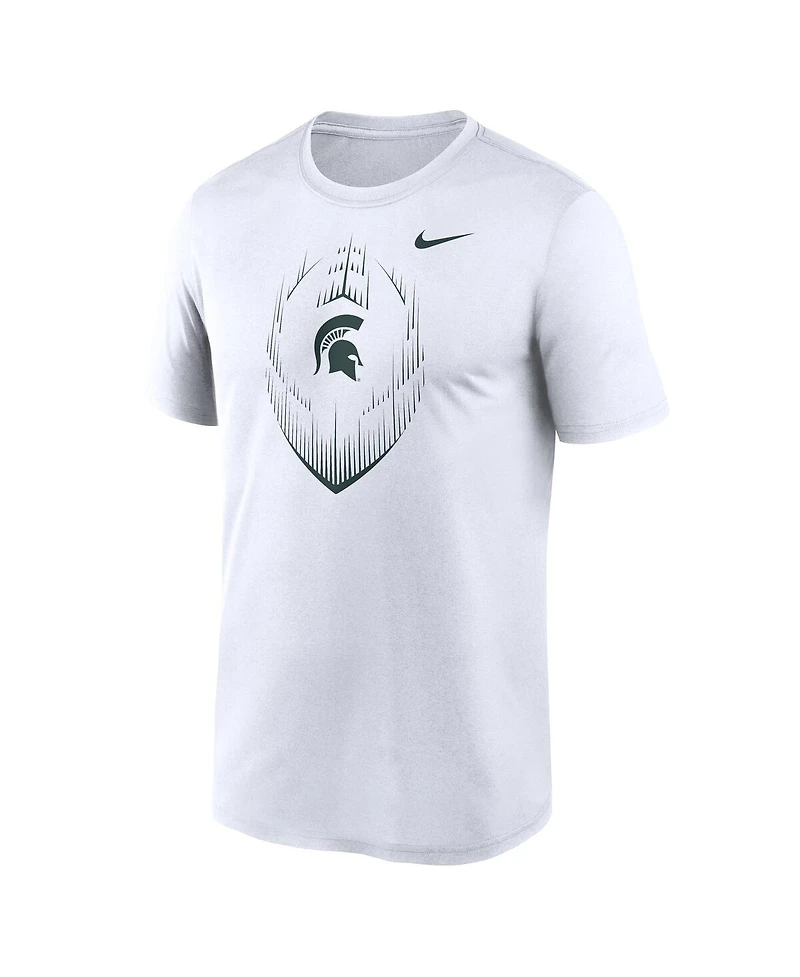 Nike Men's White Michigan State Spartans Primetime Legend Icon Performance T-Shirt
