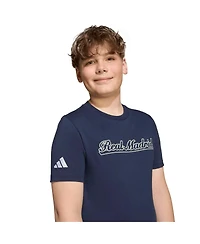 Adidas Big Boys and Girls Blue Real Madrid Us Pack Pullover Hoodie