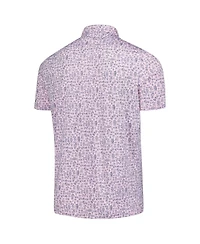 Puma Men's Pink Arnold Palmer Mattr Sketch Polo Shirt
