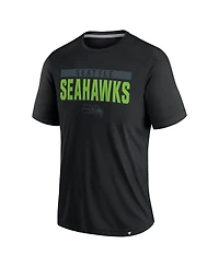 Fanatics Men's Black Seattle Seahawks Defender Blackout T-Shirt