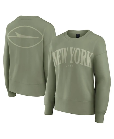 Fanatics Women's Green New York Jets Elements Pullover Sweatshirt