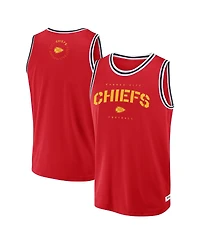 Fanatics Men's Red Kansas City Chiefs Elements Future Ground Jersey Tank Top