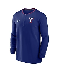 Nike Men's Royal Texas Rangers Authentic Collection Performance Half-Zip Pullover Sweatshirt