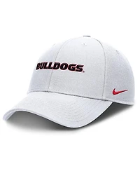 Nike Men's White Georgia Bulldogs 2025 On-Field Rise Performance Adjustable Hat