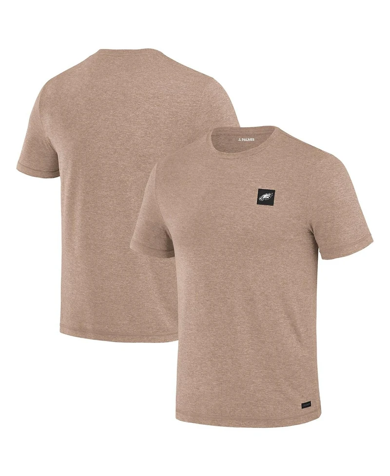 J. Palmer Men's Tan Philadelphia Eagles Four Down T-Shirt