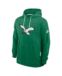 Nike Men's Kelly Green Philadelphia Eagles Sideline Offensive Set Play Performance Pullover Hoodie