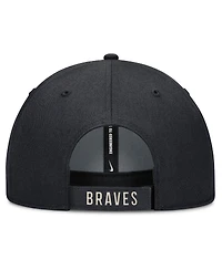 Nike Men's Navy/Natural Atlanta Braves Statement Club Performance Adjustable Hat