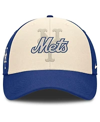 Nike Men's Royal/Natural New York Mets Statement Club Performance Adjustable Hat