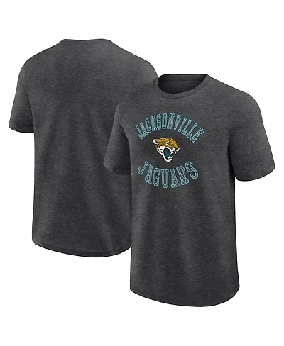 Logo Athletic Men's Heather Charcoal Jacksonville Jaguars Success T-Shirt