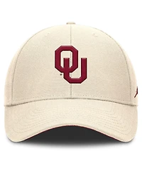 Jordan Men's Natural Oklahoma Sooners Rise Primetime Performance Trucker Adjustable Hat