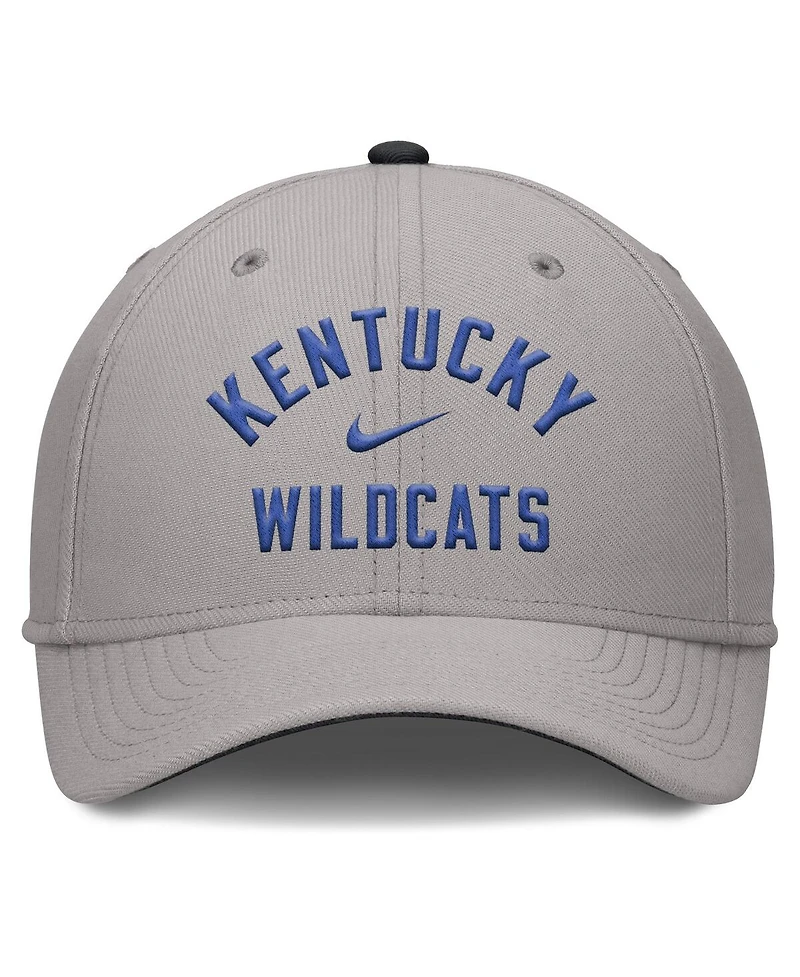 Nike Men's Gray Kentucky Wildcats Rise Prep Performance Flex Hat